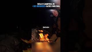 Solo Camping In Alaska Goes Wrong shorts viral [upl. by Ramyar]