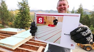 Building a House Start to Finish Radiant Floor Heating Installation Ep 1 [upl. by Gehlbach]