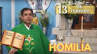 EVANGELIO DE HOY martes 13 de Febrero del 2024  Padre Arturo Cornejo [upl. by Rima338]