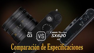 Leica Q3 vs Canon PowerShot SX620 HS Una Comparación de Especificaciones [upl. by Alenairam]