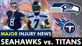 Seahawks vs Tennessee Titans Injury Report Top Matchups Players To Watch NFL Week 16 Preview [upl. by Yelsel]