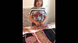 Loom Band dress  Video 10  Day 4 [upl. by Yeung]