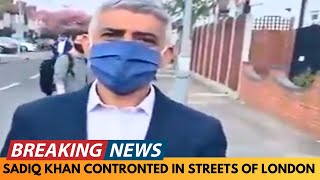 BREAKING NEWS SADIQ KHAN MAYOR OF LONDON CONFRONTED IN THE STREETS OF LONDON [upl. by Markowitz]