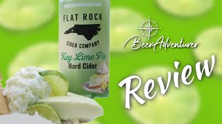 Key Lime Pie Hard Cider  Flat Rock Cider Co  Cider Review [upl. by Adnema]