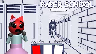 MAYBE THE FIRST VERIFER OF PAPER SCHOOL DEMO V2 baldi mod XDD Featring beenv gameplay in the corner🤣 [upl. by Arbed]