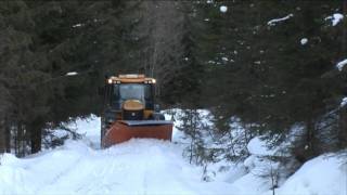 JCB Fastrac 8250 im Winterdienst [upl. by Gwyneth]