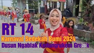 RT 14 Ngablak Karnaval Sedekah Bumi 2024 Dusun Ngablak Kedungrukem Gresik [upl. by Claiborne]