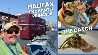 Enchanted Princess Halifax  Dining at The Catch Specialty Restaurant [upl. by Zilvia]