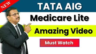 TATA AIG Medicare Lite Plan  Enjoy Up to ₹20 Lakh Coverage Benefit  Yogendra Verma  BCC [upl. by Yzzo]