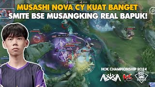 Move Musashi CY Mahal  Nova Esports Vs Black Shrew Esports Honor of Kings Championship 2024 Game 1 [upl. by Nyroc]