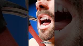 Teeth half broken kawaii handmade youtubeshortstrending [upl. by Ennovy215]