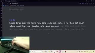 Day 2 of practicing for 200 WPM [upl. by Demetra]