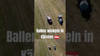 Steyr mit GöweilWickler und Waco mit Ballengabel im Einsatz tractor short viralvideo [upl. by Enimsaj]