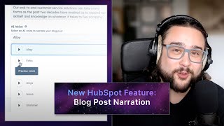 Have AI Read Your Blog For You 🤖 NewInHubSpot [upl. by Faletti]