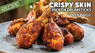 Extra Crispy Baked Chicken Drumsticks [upl. by Bambi932]