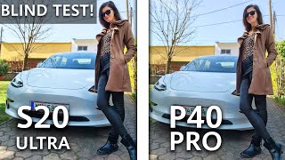 Huawei P40 Pro vs Samsung Galaxy S20 Ultra Camera Comparison  BLINDTEST [upl. by Holbrook399]