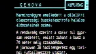 Tv2  képújság  adászárás 19831218 [upl. by Ahsilam]