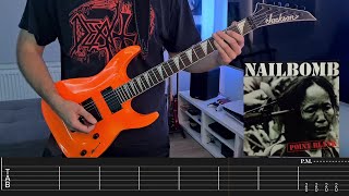 Nailbomb  Cockroaches Guitar Cover  Screentabs [upl. by Daniele534]