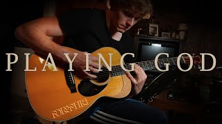 Polyphia  Playing God  Acoustic Guitar Cover [upl. by Hamaso]