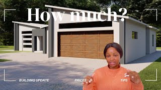 BUILDING VLOG 2  Update  Total costs so far  Tips  South African YouTuber [upl. by Eusebio]