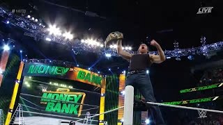 Dean Ambrose cashesin his Money in the Bank Contract and becomes the new WWE Champion [upl. by Mohandis580]