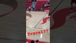 YouTube Refs Travel or Not travel basketball bba ballislife weworking subscribe fyp shoot [upl. by Atteuqehs]