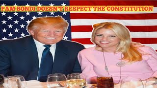 PAM BONDI isnt for the 2nd amendment [upl. by Nelehyram]