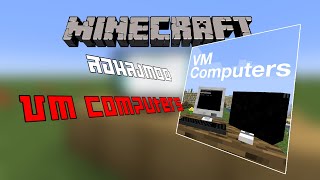 สอนลงmod VM Computers Minecraft VM Computers Mod [upl. by Eelek]