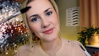 Detailed Brow Shaping amp Tinting 🖊 ASMR Closeup Whisper [upl. by Aymer]