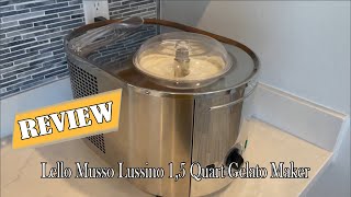 Lello 4080 Musso Lussino 15Quart Gelato Maker Review  Is It Worth It [upl. by Dace968]