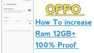 How To Increase 12GB Ram in All OPPO Ram Kaise Badhaye OPPO Mobile Me [upl. by Ker223]