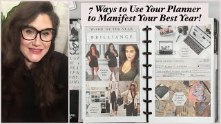 7 Ways to Use Your Planner to Manifest Your Best Year [upl. by Darsie350]