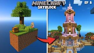 I Transformed My First Skyblock Island ✨  Skyblock Ep 8 [upl. by Morris]