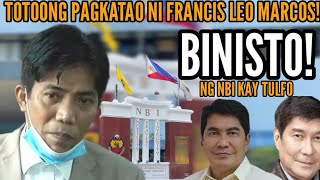 FRANCIS LEO MARCOS BINISTO NG NBI KAY TULFO flm francisleomarcos marcos [upl. by Narej]