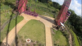 Serengeti Flyer  Busch Gardens Tampa  A View of Phoenix Rising [upl. by Asiilanna]