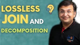 416 Lossless Join Decomposition in DBMS in HINDI Part1 [upl. by Jammie]