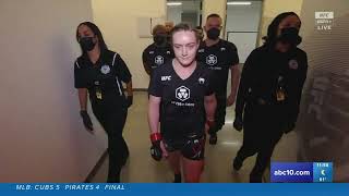 UFC fighter Aspen Ladd prepares for first fight inside Bellator Cage [upl. by Eikcir]