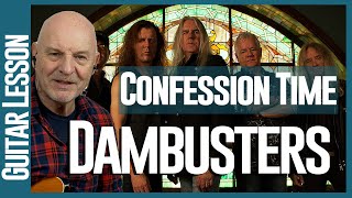 Saxon  Dambusters  Guitar Lesson amp I Make A Confession [upl. by Lokkin]