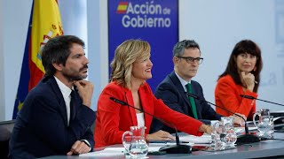 En directo el Gobierno explica su Plan de Regeneración Democrática contra los bulos [upl. by Nicholson]