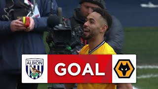 GOAL  Matheus Cunha  West Brom 02 Wolves  Fourth Round  Emirates FA Cup 202324 [upl. by Boorman]