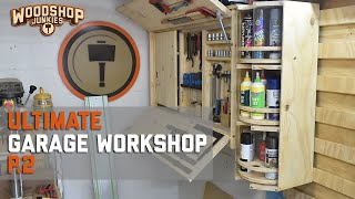 Maximizing Garage Workshop Storage  Spray Paint and Chemical Cans [upl. by Ybloc]