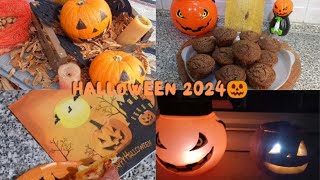 Halloween 2024🎃🍂  Carving pumpkins  halloween baking cozy halloween night in [upl. by Ehcropal]