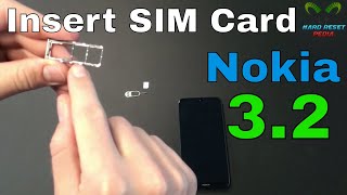 Nokia 32 Insert The SIM Card [upl. by Haggar945]