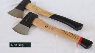 Genuine hickory handle Camping Hatchet throwing axe [upl. by Walling]