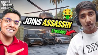 GTA 5 GRAND RP 93  I JOINED ASSASSINS FAMILY IN GRAND RP 🔥 MrLazyAssassin [upl. by Nnyleitak]