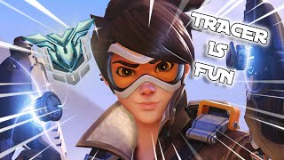 Tracer is fun on Console  Overwatch 2 Tracer Gameplay  Settings [upl. by Dorman]