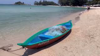 Is Choeng Mon Beach busier then Chaweng beach in April koh Samui Thailand [upl. by Latreshia]