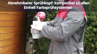 Schulungsvideo Einhell Farbsprühsysteme [upl. by Ahsilrae]