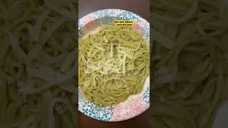 P E S T O S O S L U M A K A R N A shorts pesto pasta [upl. by Anelec723]