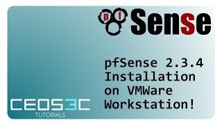 pfSense 234 Installation StepbyStep VMWare Workstation 12 [upl. by Dwaine684]